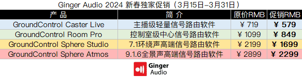 Ginger Audio 2024 新春独家促销.png