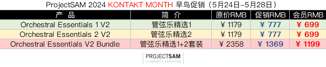 ProjectSAM 2024 KONTAKT MONTH 早鸟促销.png ProjectSAM 2024 KONTAKT MONTH 早鸟促销.png