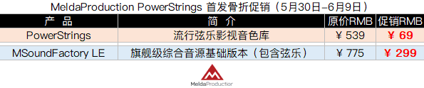 MeldaProduction PowerStrings 首发骨折促销.png