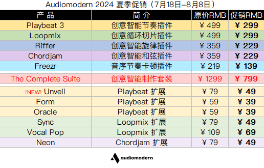 Audiomodern 2024 夏季促销.png