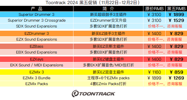 Toontrack 2024 黑五促销.png