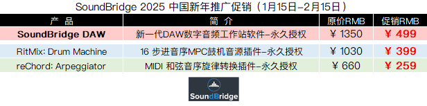 SoundBridge 2025 新年促销.png SoundBridge 2025 新年促销.png